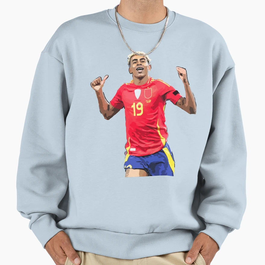 Lamine Yamal Sweatshirt - Aesthetic Graphic for Adults - T-Shirt, Sweatshirt, Hoodie