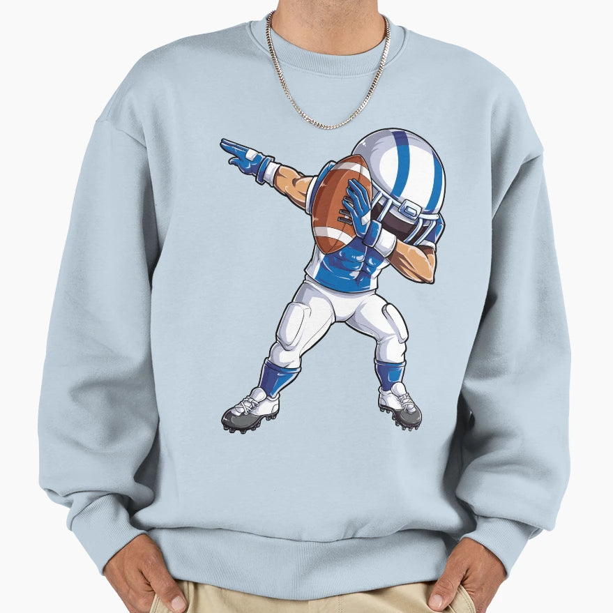 Dabbing Football Player Sports Lover T-Shirt - Trendy Graphic Men Women - T-Shirt, Sweatshirt, Hoodie