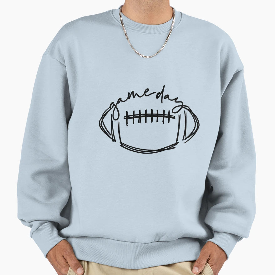 Football Game Day Sweatshirt - Streetwear Style Men Women - T-Shirt, Sweatshirt, Hoodie