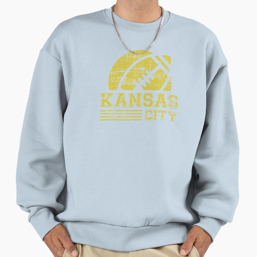 Kansas City American Football Sweatshirt - Unique Graphic Men Women - T-Shirt, Sweatshirt, Hoodie