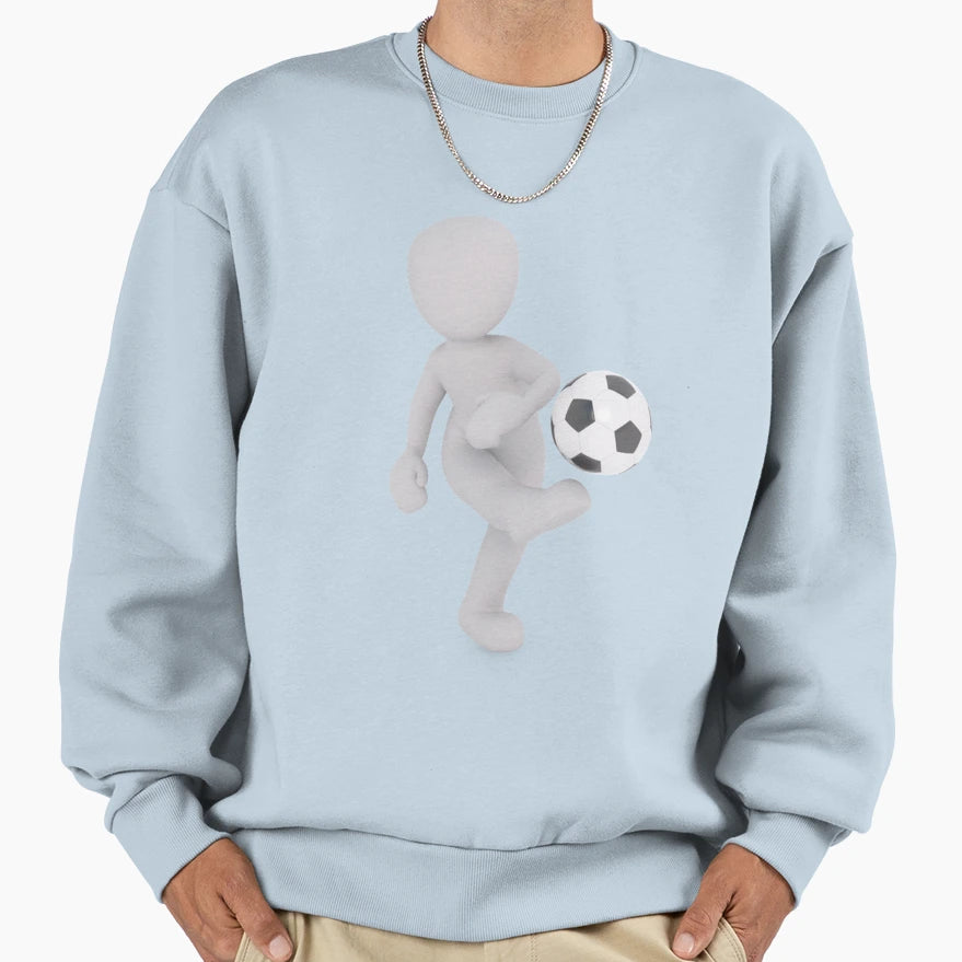 Soccer Racerback Sweatshirt - Casual Everyday Wear Unisex - T-Shirt, Sweatshirt, Hoodie