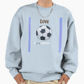 Love Football Sweatshirt - Minimalist Print for Adults - T-Shirt, Sweatshirt, Hoodie