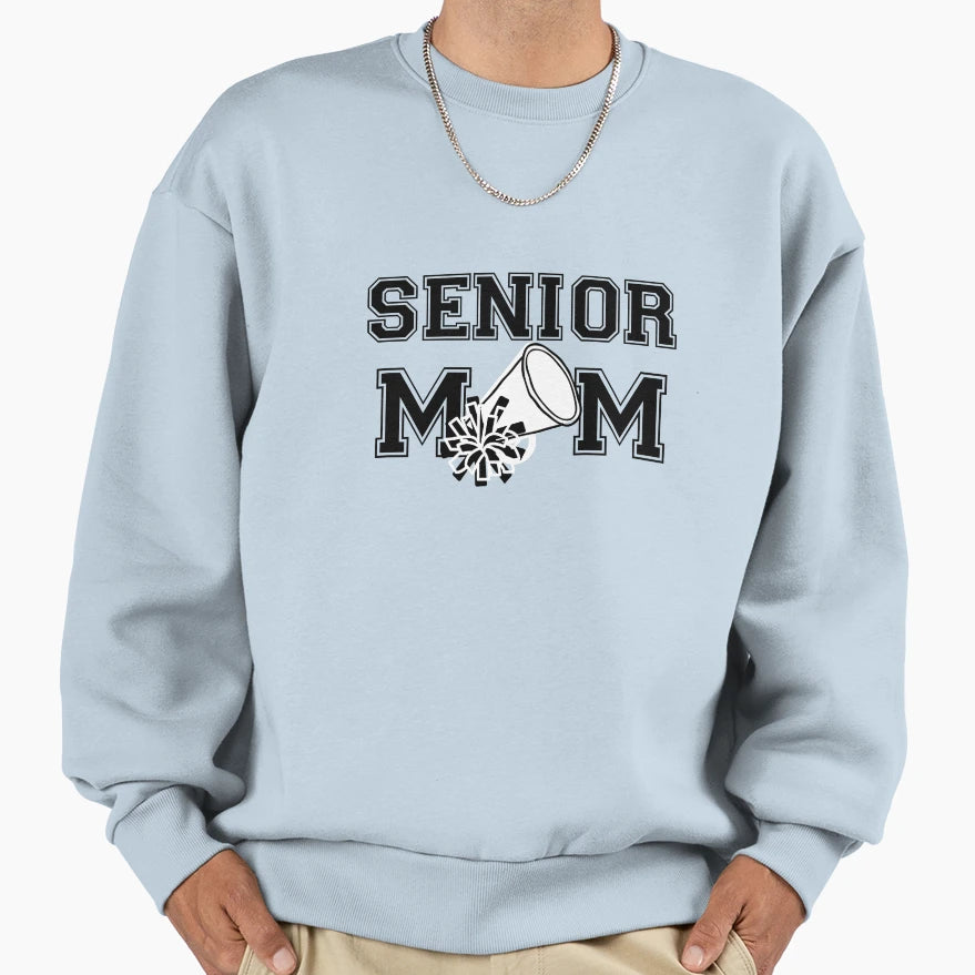 Senior Cheer Mom Sweatshirt - Trendy Graphic for Adults - T-Shirt, Sweatshirt, Hoodie