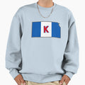 University Kansas Flag Sweatshirt - Unique Graphic Unisex - T-Shirt, Sweatshirt, Hoodie