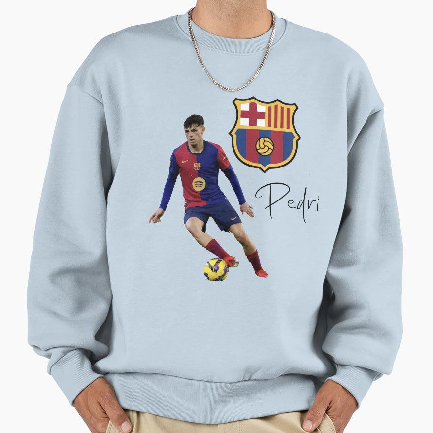 Pedri Fc Barcelona Sweatshirt - Graphic Print for Adults - T-Shirt, Sweatshirt, Hoodie