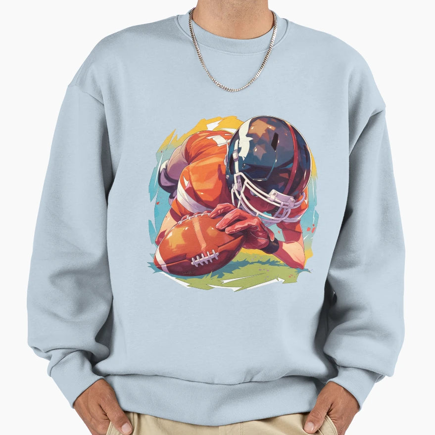 Football Sweatshirt - Custom Art Print Unisex - T-Shirt, Sweatshirt, Hoodie