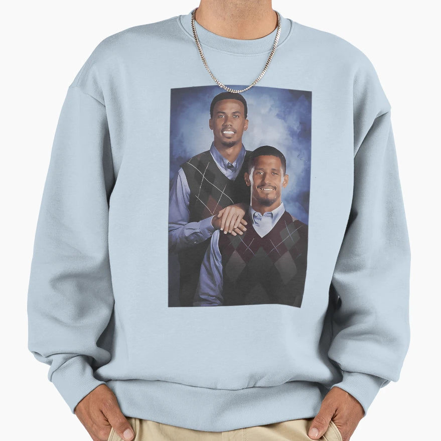 Gabriel And William Saliba Step Brothers Sweatshirt - Unique Graphic Unisex - T-Shirt, Sweatshirt, Hoodie
