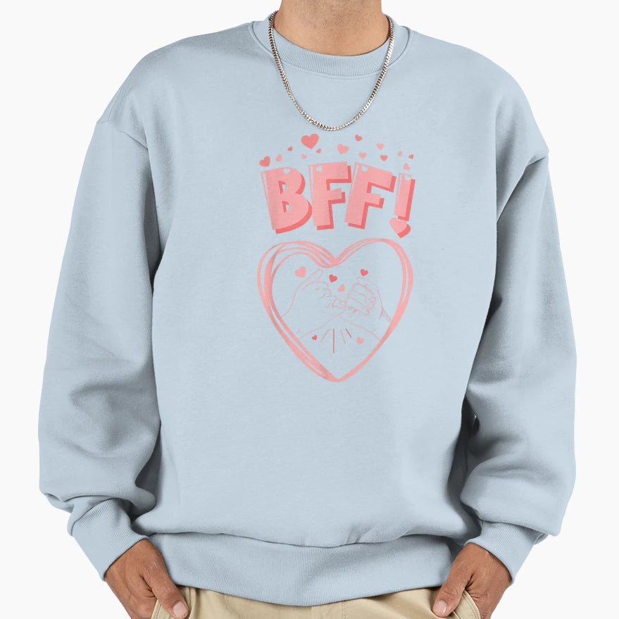 I Love My Best Friend I Heart My Best Sweatshirt - Unique Graphic Unisex - T-Shirt, Sweatshirt, Hoodie