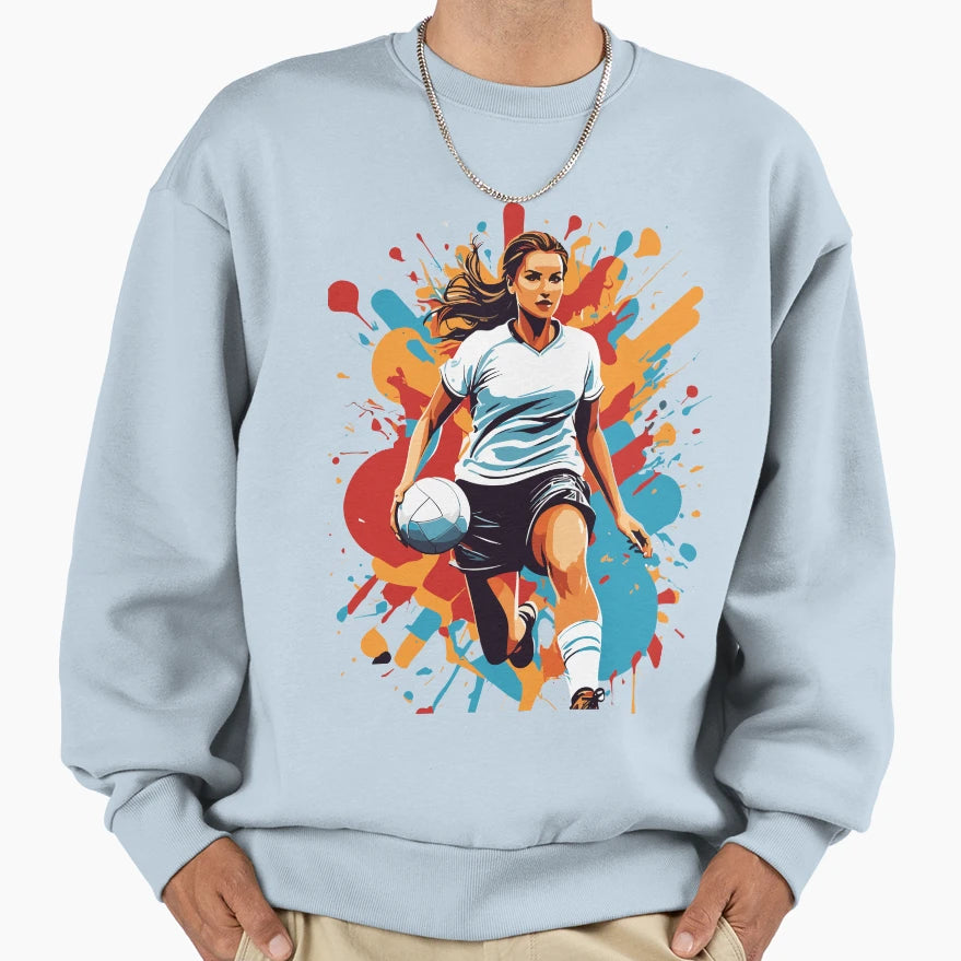 Handball Player Streetwear Iconic Sweatshirt - Unique Graphic for Adults - T-Shirt, Sweatshirt, Hoodie