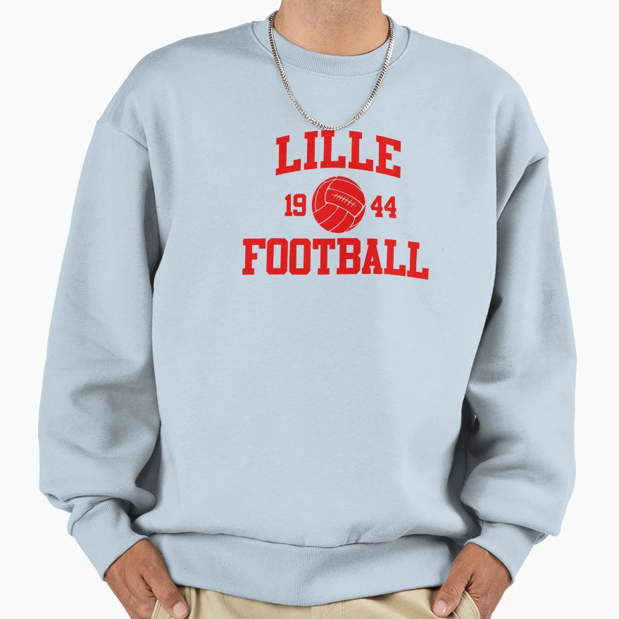 Lille Football Athletic College 2 Sweatshirt - Aesthetic Graphic Men Women - T-Shirt, Sweatshirt, Hoodie