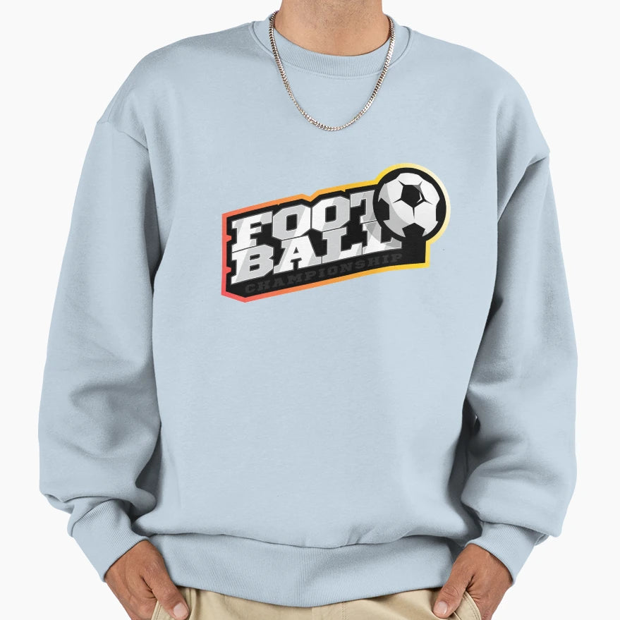 Foot Ball Courage Championship Winner Sweatshirt - Graphic Print Unisex - T-Shirt, Sweatshirt, Hoodie