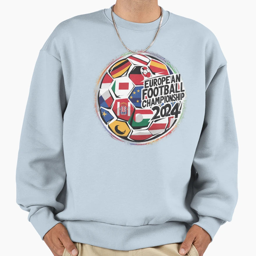 European Football Championship Sweatshirt - Casual Everyday Wear Unisex - T-Shirt, Sweatshirt, Hoodie