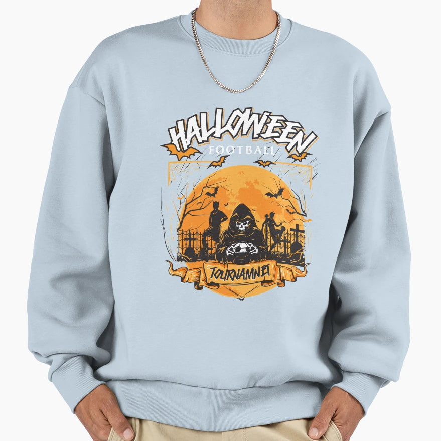 Halloween Football Sweatshirt - Fun Novelty Design Unisex - T-Shirt, Sweatshirt, Hoodie
