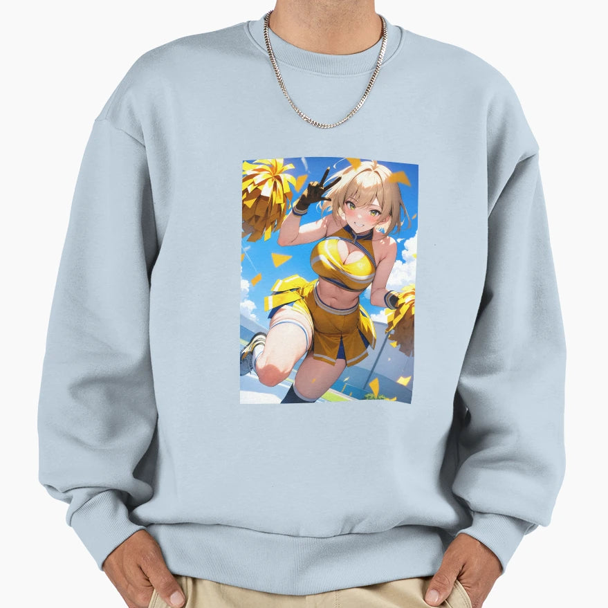 Rival Cheerleader Blues Ecchi Sweatshirt - Casual Everyday Wear Men Women - T-Shirt, Sweatshirt, Hoodie