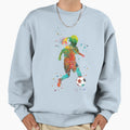 Soccer Player Little Ball Sweatshirt - Trendy Graphic Men Women - T-Shirt, Sweatshirt, Hoodie
