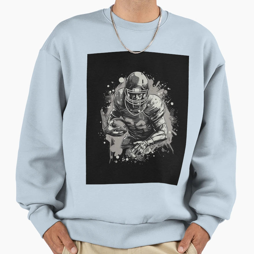 American Football Sweatshirt - Minimalist Print Men Women - T-Shirt, Sweatshirt, Hoodie