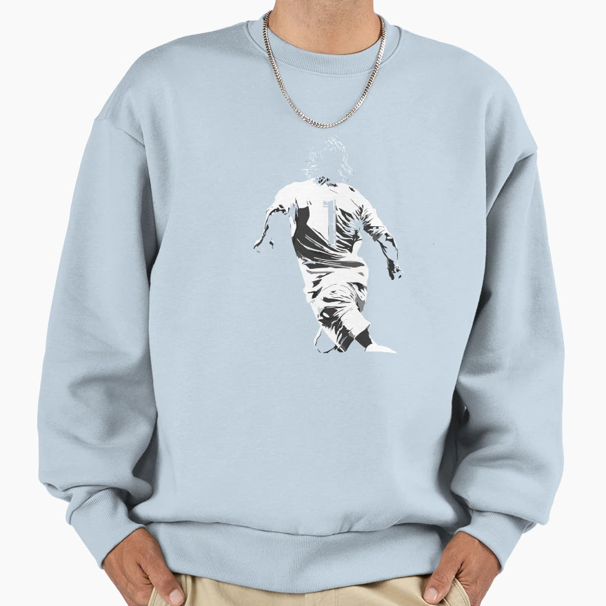 Andrea Pirlo Minimal Football Sweatshirt - Minimalist Print for Adults - T-Shirt, Sweatshirt, Hoodie