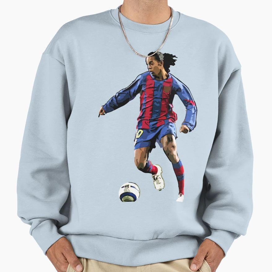 Ronaldinho Sweatshirt - Graphic Print Men Women - T-Shirt, Sweatshirt, Hoodie