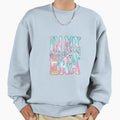 My Soccer Mom Era Groovy My Soccer Sweatshirt - Minimalist Print Unisex - T-Shirt, Sweatshirt, Hoodie