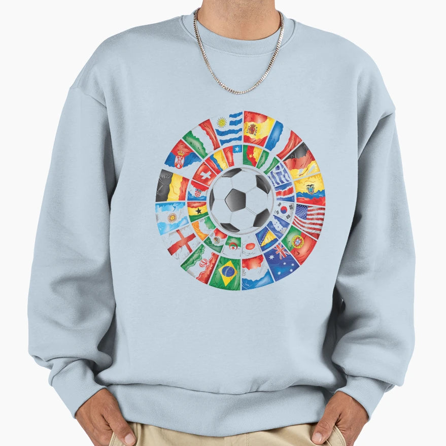 Football World Cup Qatar Sweatshirt - Novelty Apparel for Adults - T-Shirt, Sweatshirt, Hoodie