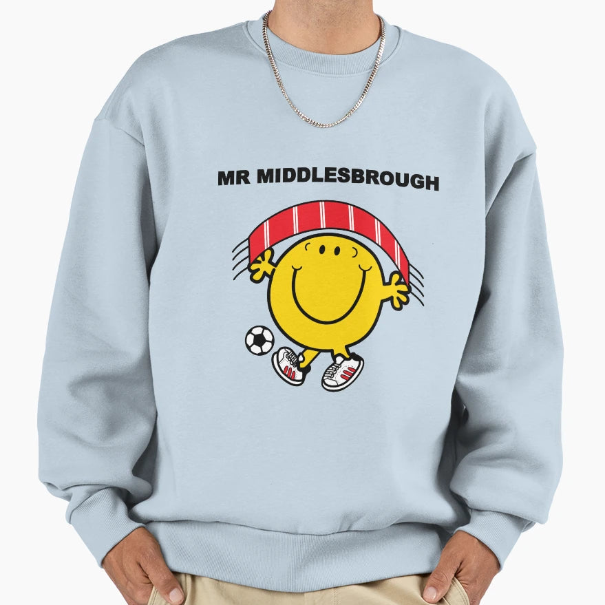 Mr Middlesbrough Fc Football Sweatshirt - Custom Art Print Unisex - T-Shirt, Sweatshirt, Hoodie