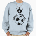 King Football Logo Crown Illustration Sweatshirt - Graphic Print Unisex - T-Shirt, Sweatshirt, Hoodie