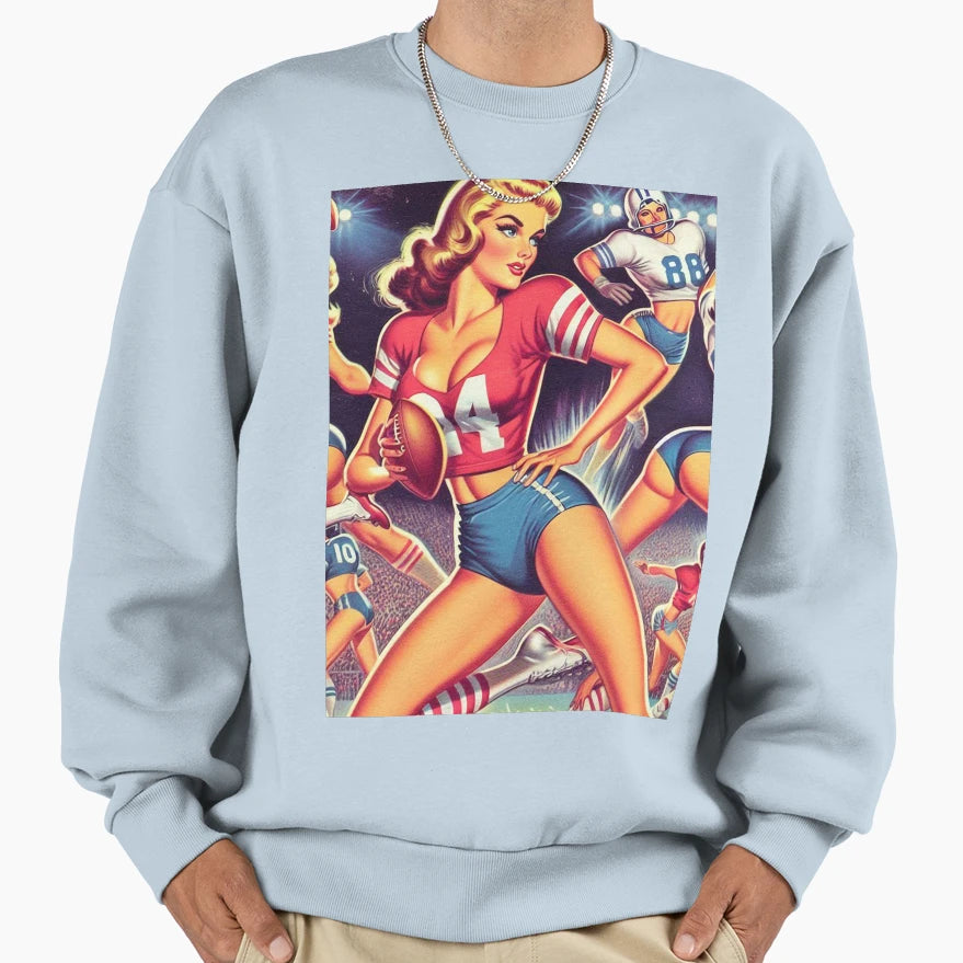Football Sweatshirt - Fun Novelty Design Unisex - T-Shirt, Sweatshirt, Hoodie