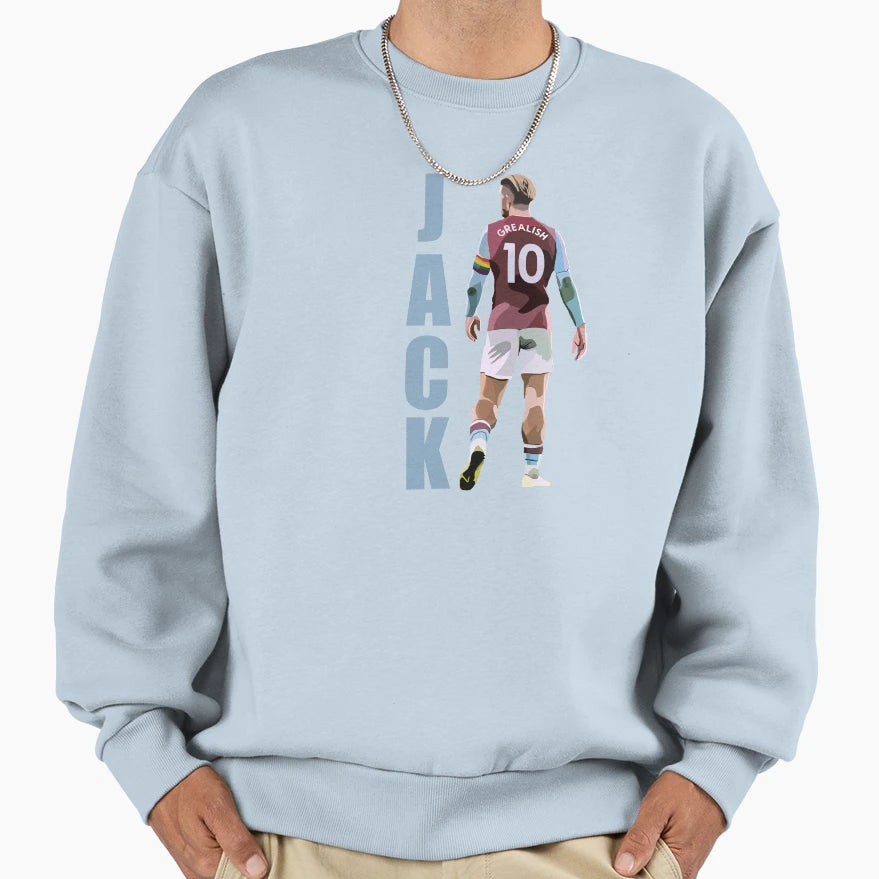 Jack Grealish Sweatshirt - Aesthetic Graphic Men Women - T-Shirt, Sweatshirt, Hoodie