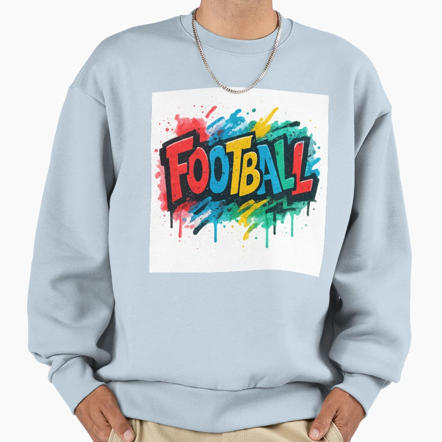 Football Sweatshirt - Casual Everyday Wear Unisex - T-Shirt, Sweatshirt, Hoodie
