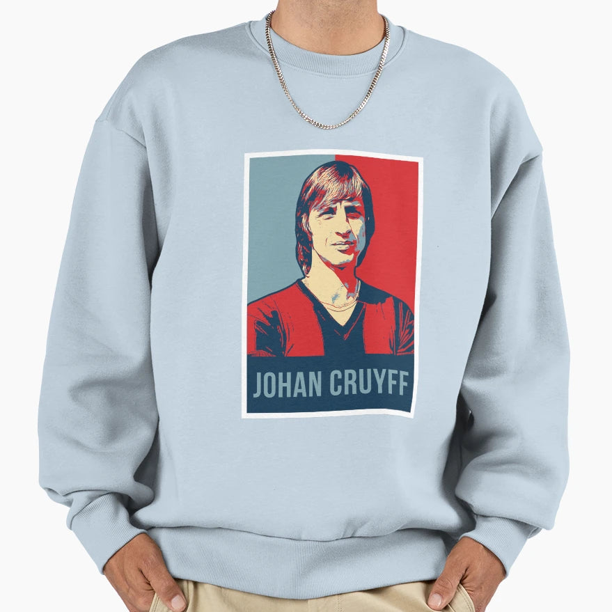 Johan Cruyff Barcelona Sweatshirt - Custom Art Print for Adults - T-Shirt, Sweatshirt, Hoodie