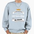 Certified Best Footballer World Sweatshirt - Trendy Graphic for Adults - T-Shirt, Sweatshirt, Hoodie