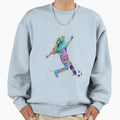 Little Soccer Watercolor Sweatshirt - Streetwear Style Unisex - T-Shirt, Sweatshirt, Hoodie