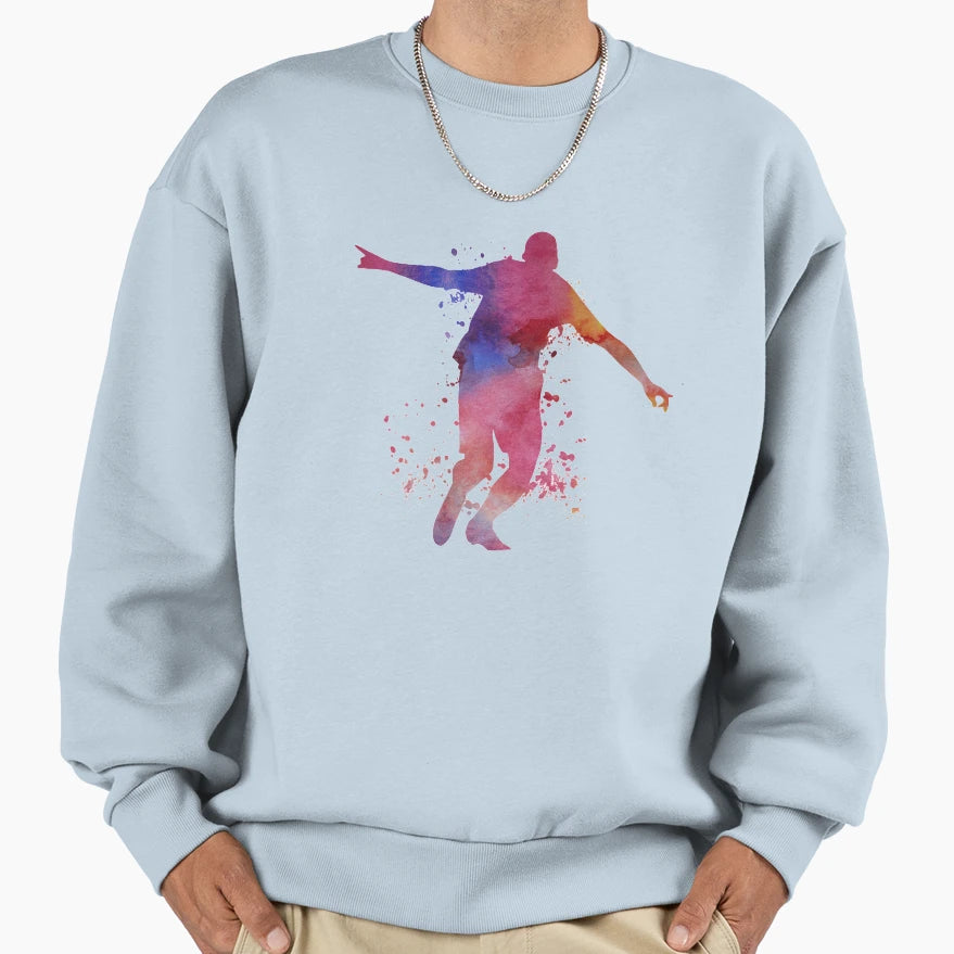 Soccer Player Sweatshirt - Graphic Print for Adults - T-Shirt, Sweatshirt, Hoodie