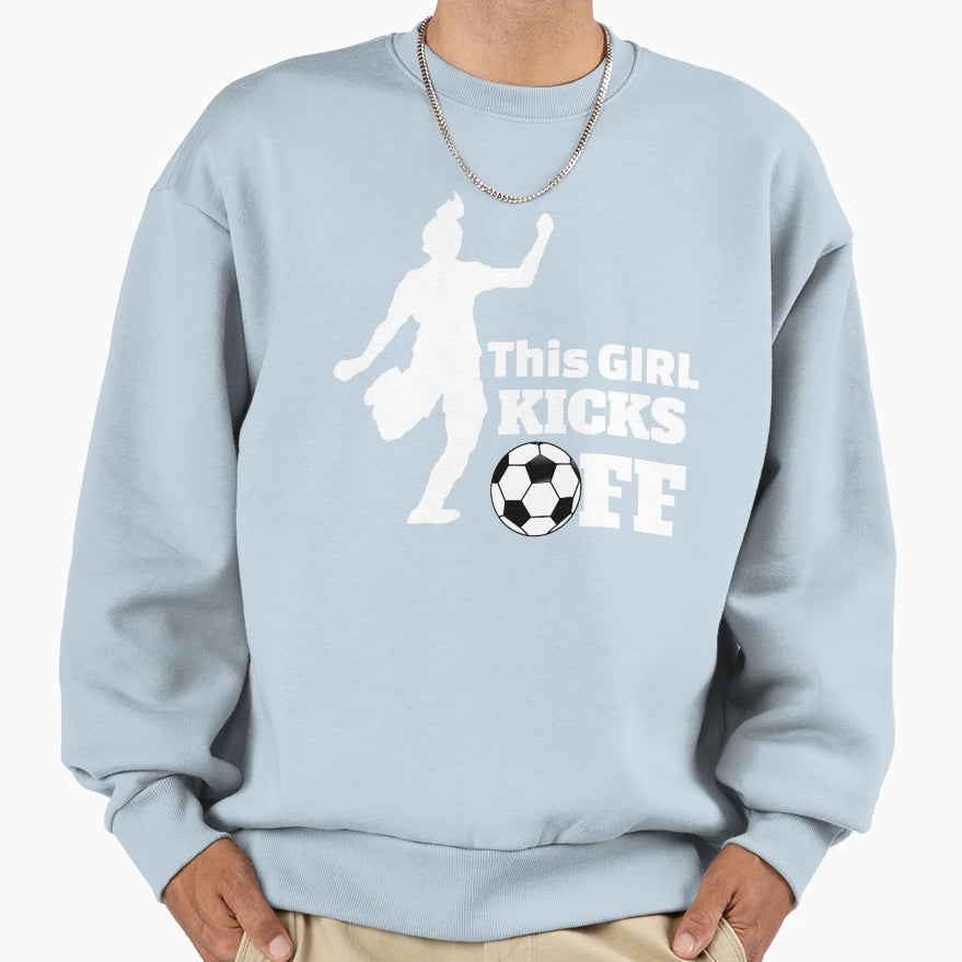 Soccer Player Funny Text Sweatshirt - Casual Everyday Wear for Adults - T-Shirt, Sweatshirt, Hoodie