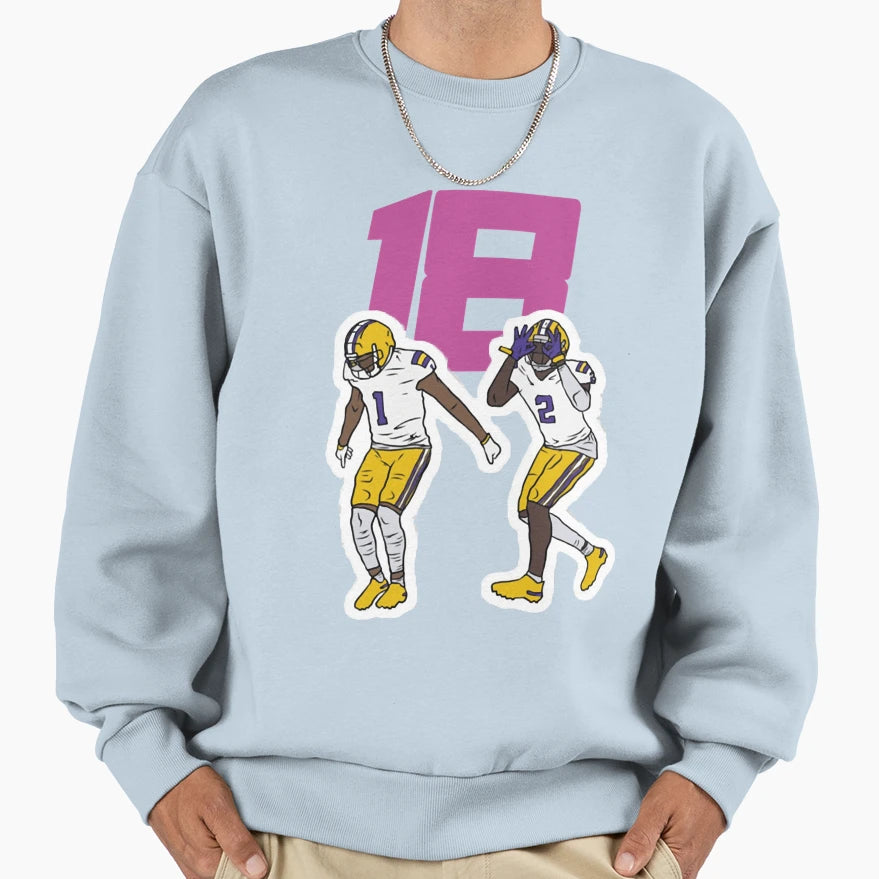 Griddy Duo Sweatshirt - Custom Art Print Men Women - T-Shirt, Sweatshirt, Hoodie