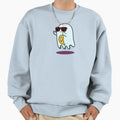 Alphabet Letter Q Totally Ghost Sweatshirt - Minimalist Print Men Women - T-Shirt, Sweatshirt, Hoodie