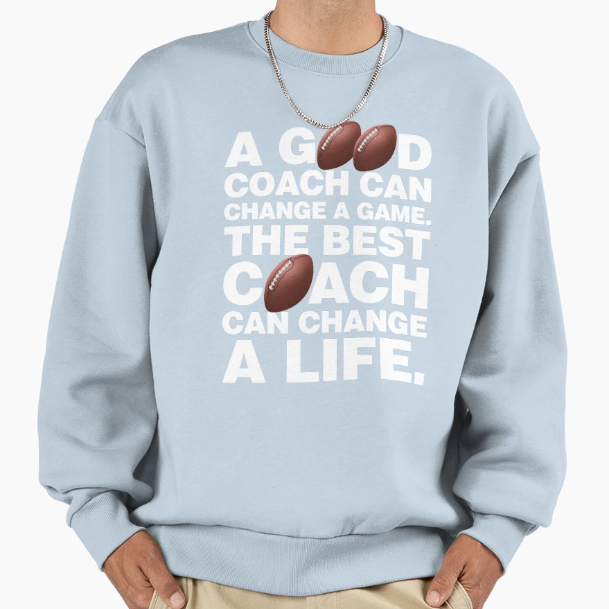 Good American Football Coach Can Sweatshirt - Aesthetic Graphic Men Women - T-Shirt, Sweatshirt, Hoodie