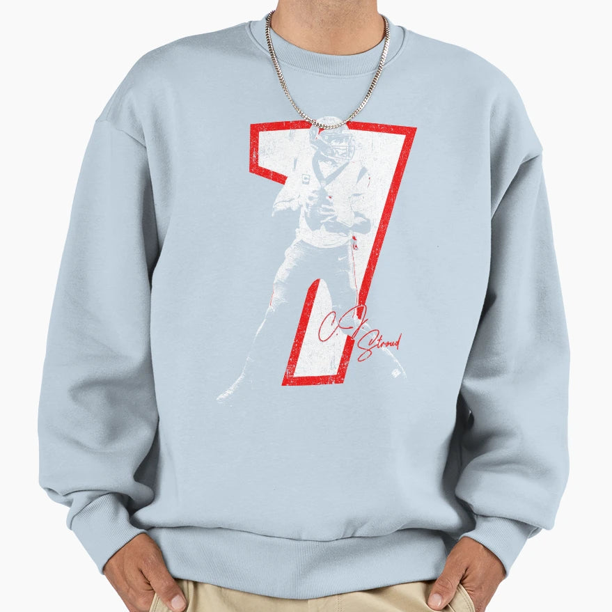 Cj Stroud Sweatshirt - Casual Everyday Wear Unisex - T-Shirt, Sweatshirt, Hoodie