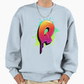 Graffiti Letters Q Letter Colorful Sweatshirt - Minimalist Print Unisex - T-Shirt, Sweatshirt, Hoodie