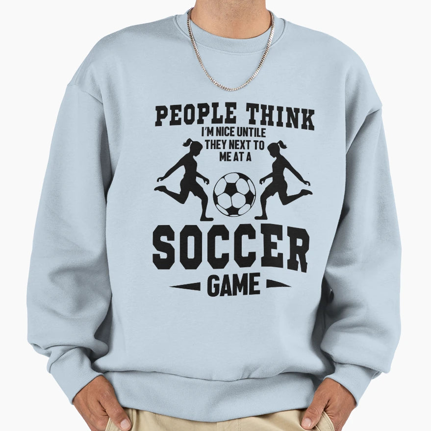 Soccer Sweatshirt - Fun Novelty Design Unisex - T-Shirt, Sweatshirt, Hoodie