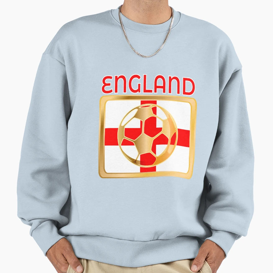 England Flag Football Sweatshirt - Fun Novelty Design Unisex - T-Shirt, Sweatshirt, Hoodie