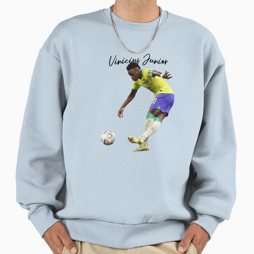 Vinicius Junior Rabona Sweatshirt - Aesthetic Graphic for Adults - T-Shirt, Sweatshirt, Hoodie
