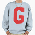 Alphabet Red G Sports Letter G Sweatshirt - Novelty Apparel for Adults - T-Shirt, Sweatshirt, Hoodie