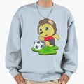 Lion Soccer Player Soccer Sweatshirt - Custom Art Print for Adults - T-Shirt, Sweatshirt, Hoodie