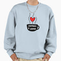 Football Coffee Sweatshirt - Graphic Print Unisex - T-Shirt, Sweatshirt, Hoodie