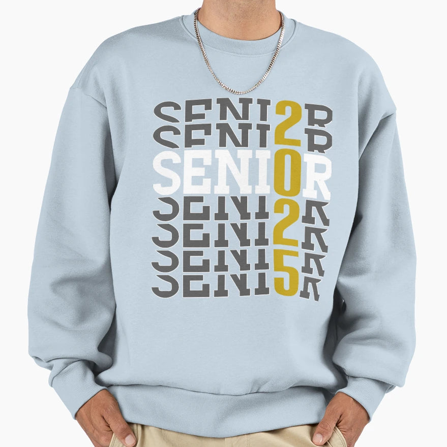 Senior Class 2025 Graduation Gift T-Shirt - Trendy Graphic for Adults - T-Shirt, Sweatshirt, Hoodie