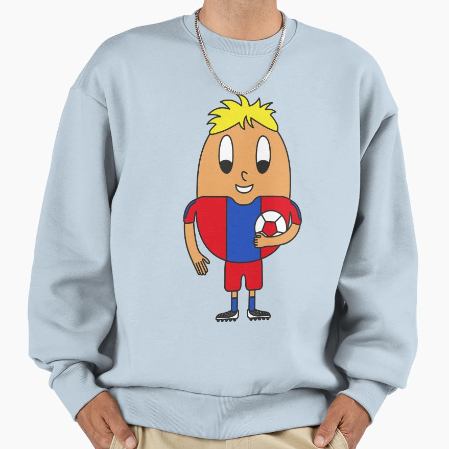 Soccer Player Egg Sweatshirt - Custom Art Print Men Women - T-Shirt, Sweatshirt, Hoodie