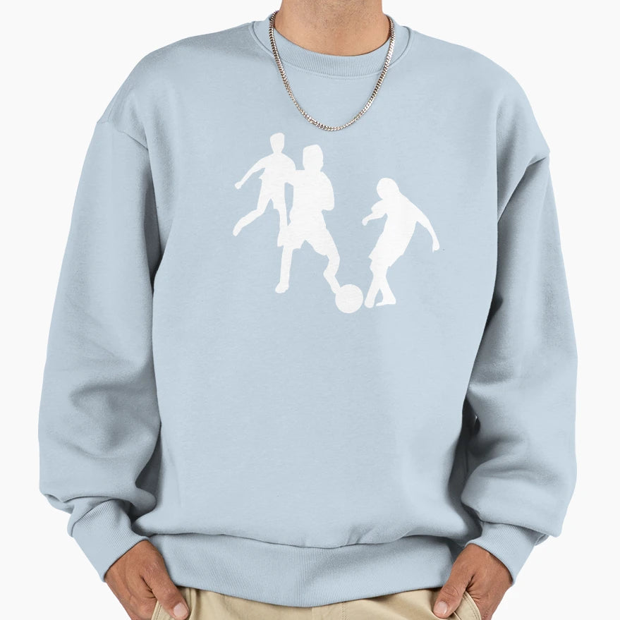 Soccer Game Sport Tricks Duel Team Sweatshirt - Trendy Graphic Men Women - T-Shirt, Sweatshirt, Hoodie