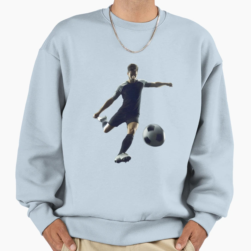 Football Player Sweatshirt - Trendy Graphic Unisex - T-Shirt, Sweatshirt, Hoodie