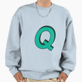 Green Q Sweatshirt - Casual Everyday Wear Men Women - T-Shirt, Sweatshirt, Hoodie